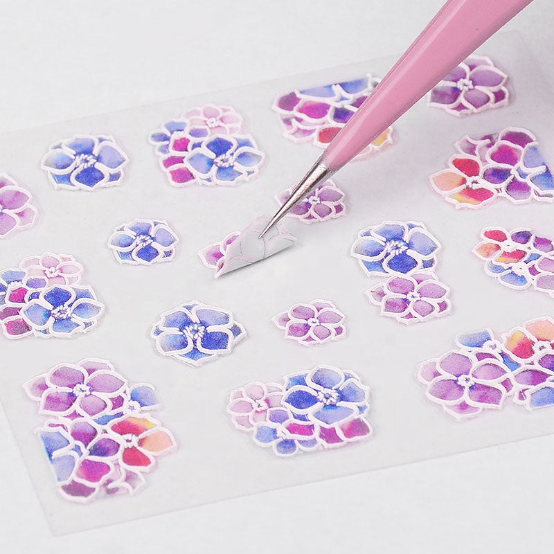 NS5D011  ForLife Self Adhesive Embossed 5D Nail Stickers Decals DIY Charm Design Manicure Nail Art Decoration