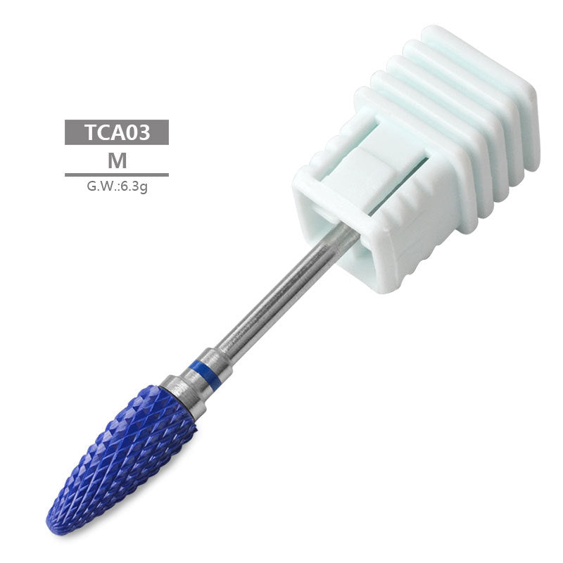 NDB023 New Arrival Manicure Ceramic Nail Drill Bit 3 / 32 " Foot Cuticle Clean Burr Bits