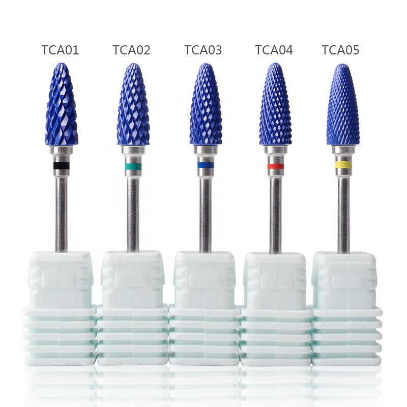 NDB023 New Arrival Manicure Ceramic Nail Drill Bit 3 / 32 " Foot Cuticle Clean Burr Bits