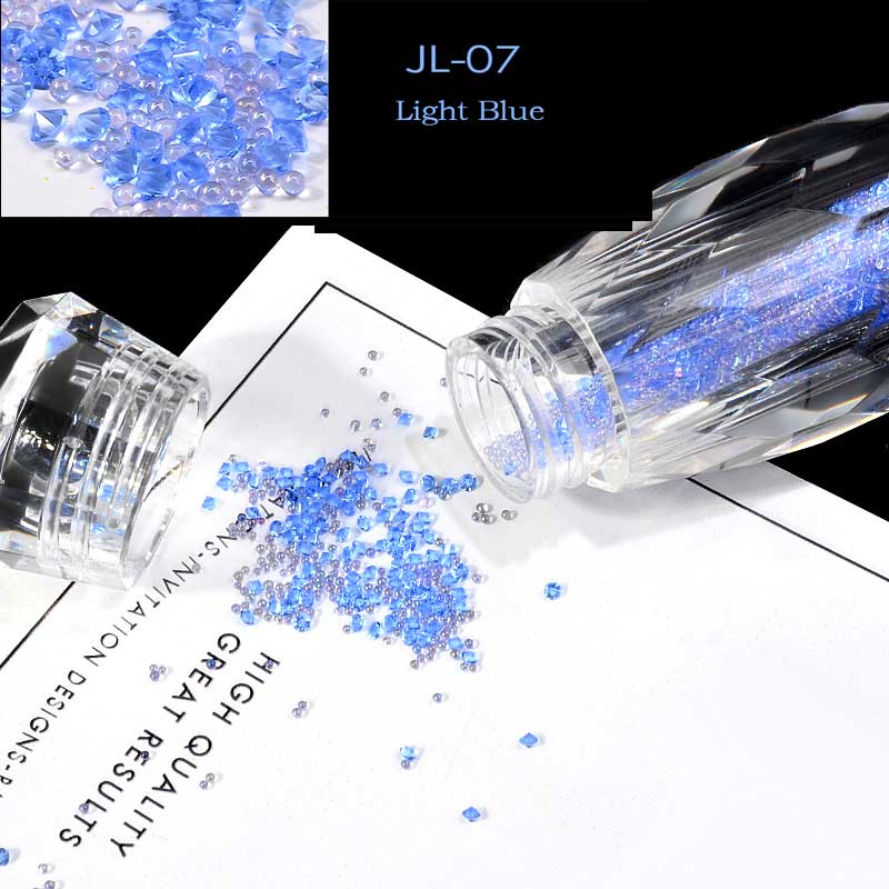NRS010 ForLife Glass Mini Caviar Beads Crystal DIY Tiny Nail Art Rhinestones Decorations