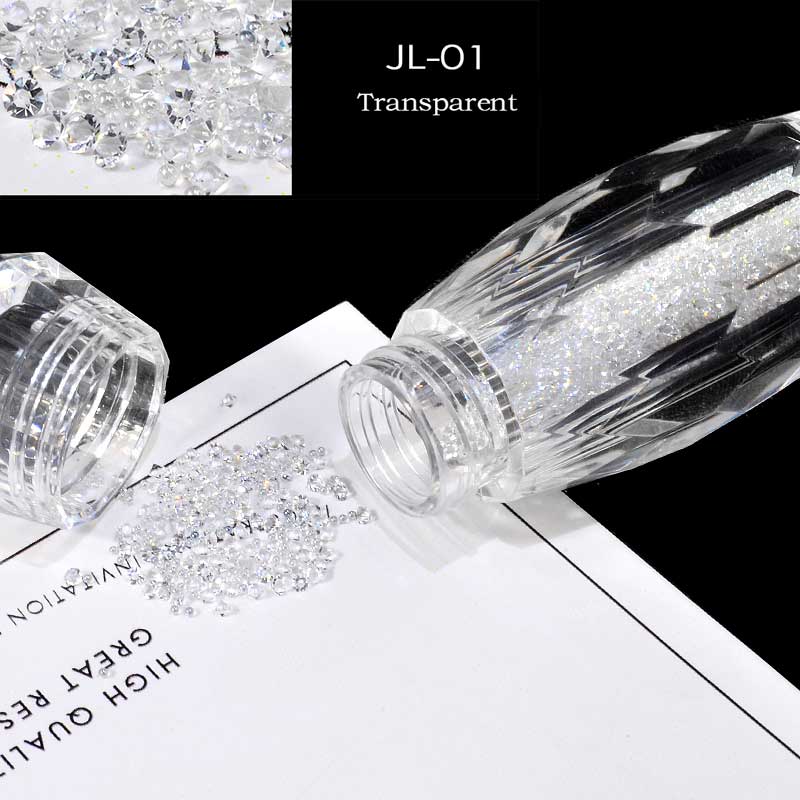 NRS010 ForLife Glass Mini Caviar Beads Crystal DIY Tiny Nail Art Rhinestones Decorations