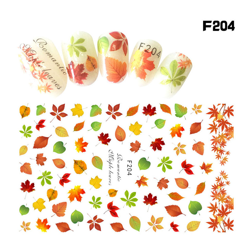 NS5D009  ForLife Flower Series Nail Decal Stickers Sakura Daisy Lavender Floral Pattern 3d Transfer Sticker