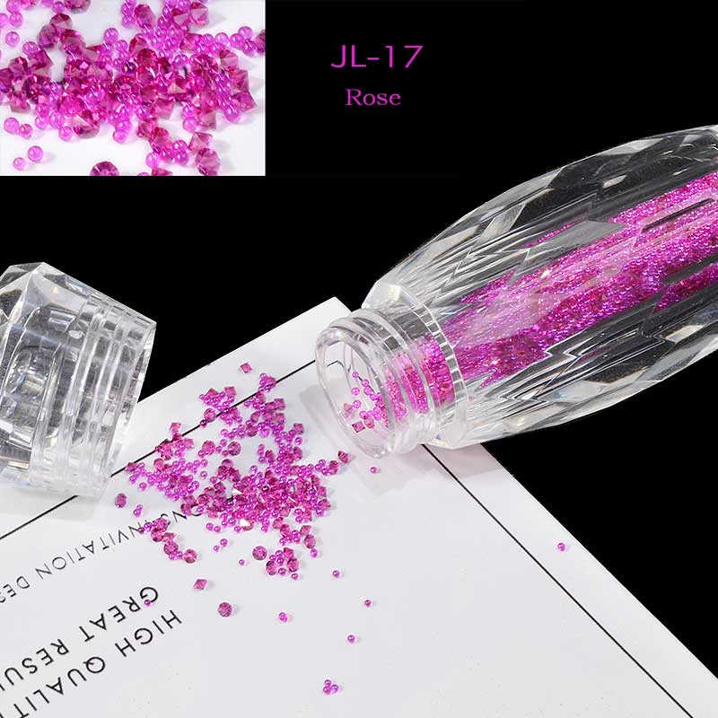 NRS010 ForLife Glass Mini Caviar Beads Crystal DIY Tiny Nail Art Rhinestones Decorations