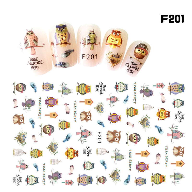 NS5D009  ForLife Flower Series Nail Decal Stickers Sakura Daisy Lavender Floral Pattern 3d Transfer Sticker