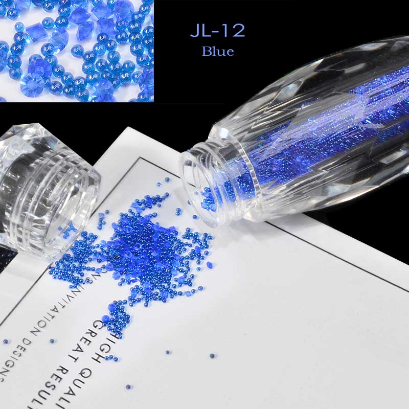 NRS010 ForLife Glass Mini Caviar Beads Crystal DIY Tiny Nail Art Rhinestones Decorations
