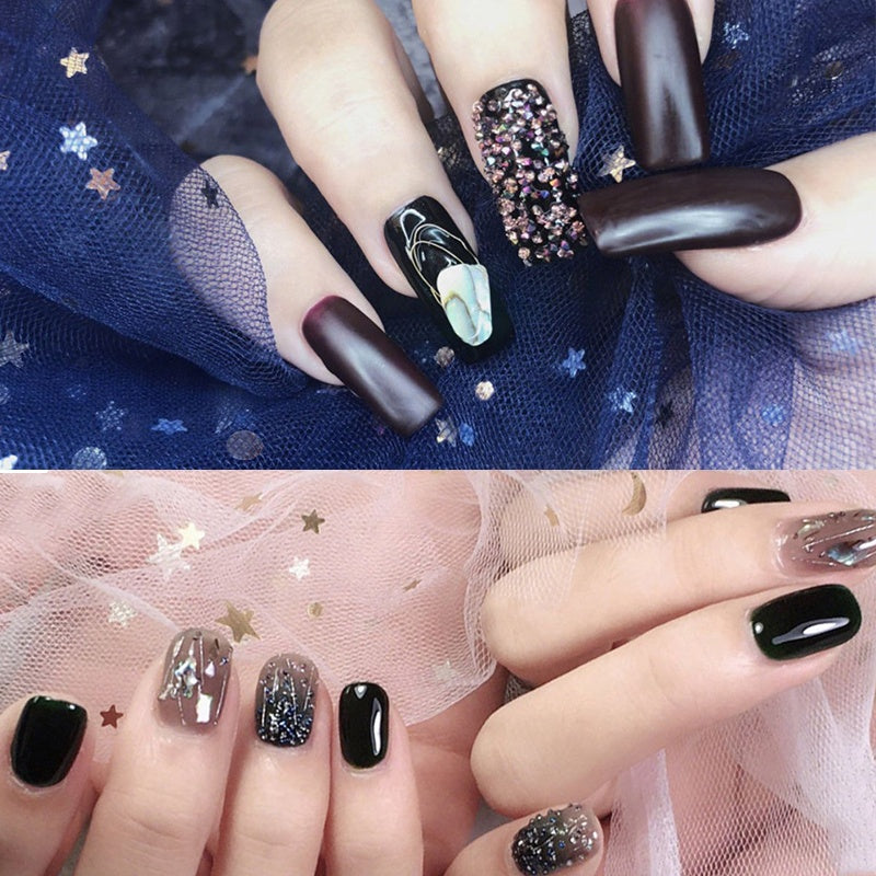 NRS009 ForLife 1Box Glass Nail Caviar Tiny Rhinestones Micro Pixie Crystals 3d Sharp End Glitter Strass For Nails Art Decorations