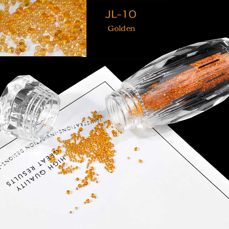 NRS010 ForLife Glass Mini Caviar Beads Crystal DIY Tiny Nail Art Rhinestones Decorations