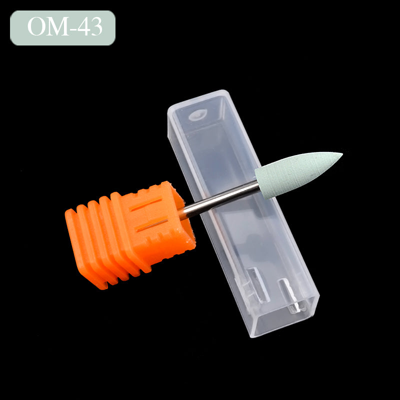 NDB007 Silicone Polisher Grinders Nail Drill Bits for Electric Manicure Smoothing Polishing Nail Art Tools