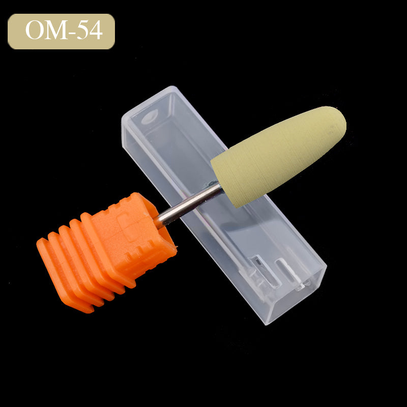 NDB009  Silicone Nail Drill Bits DIY Nail Polishing Grinding Electric Machine Manicure Drills Accessories Tools