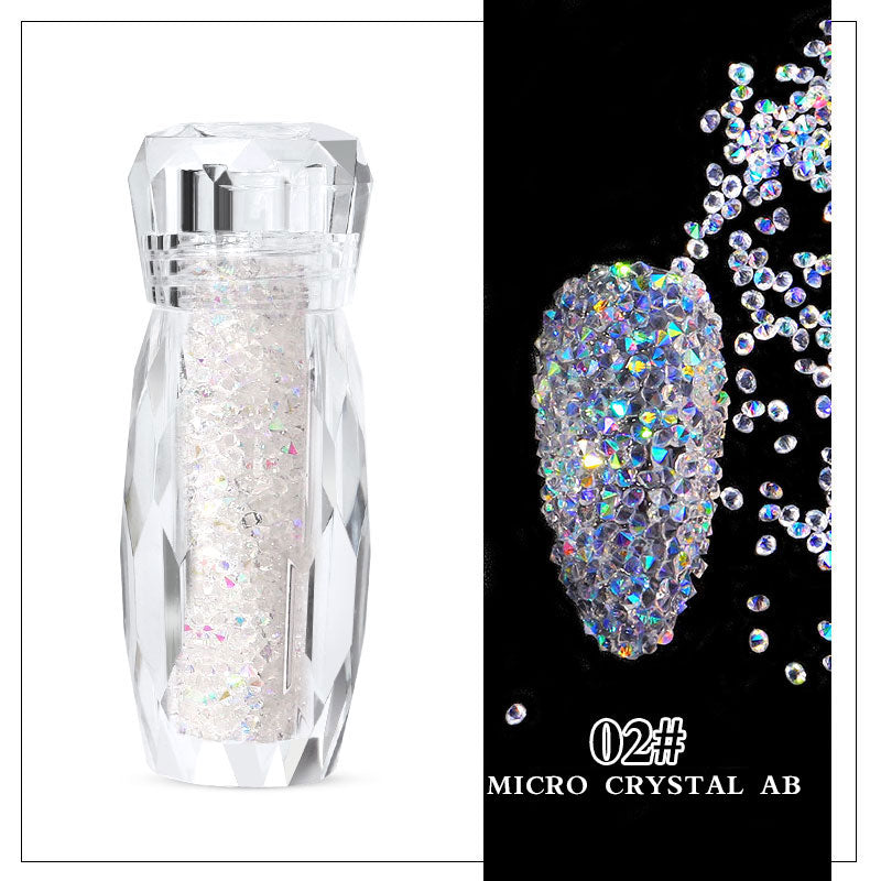 NRS025 ForLife Multicolor Crystal Nail Rhinestones Shiny mini pixie caviar AB Glass Nail Art Decorations Accessories
