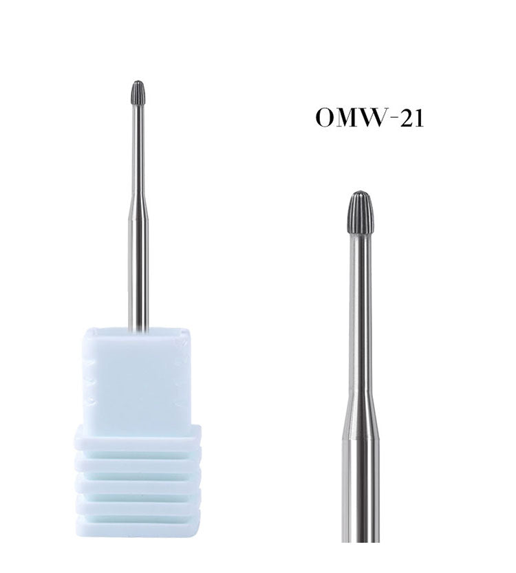 NDB036 Diamond Tungsten Nail Drill Bit Rotate Burr Milling Cutter Bits For Manicure Electric Nail Drill Accessories