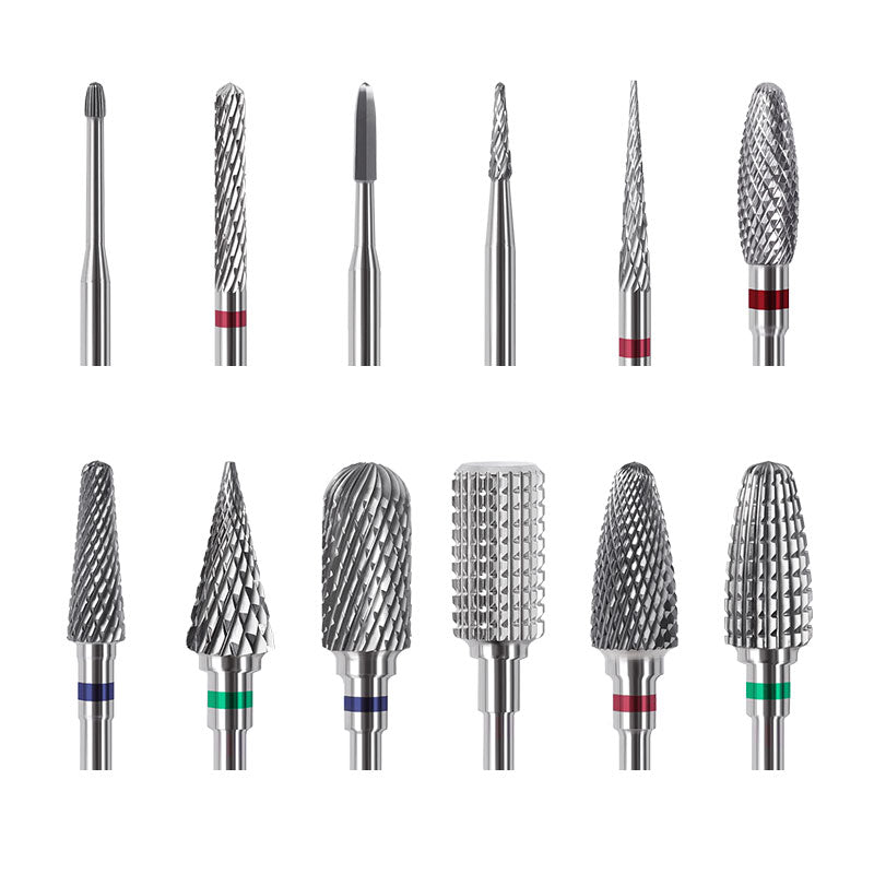 NDB033 Rainbow Carbide Nail Drill Bit Electric Nail Mills Cutter for Manicure Machine Nail Files Accessories tools
