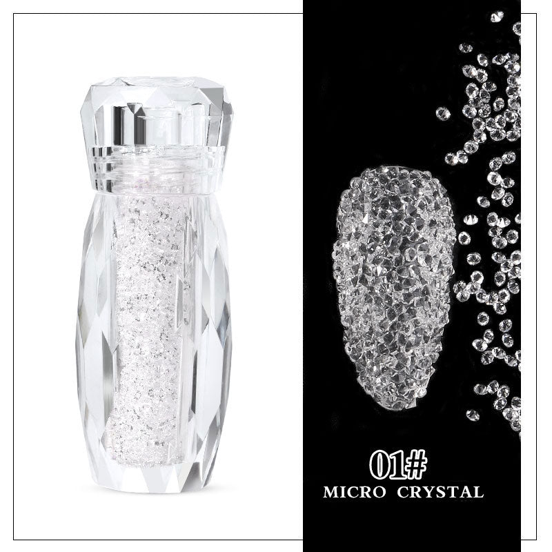 NRS025 ForLife Multicolor Crystal Nail Rhinestones Shiny mini pixie caviar AB Glass Nail Art Decorations Accessories