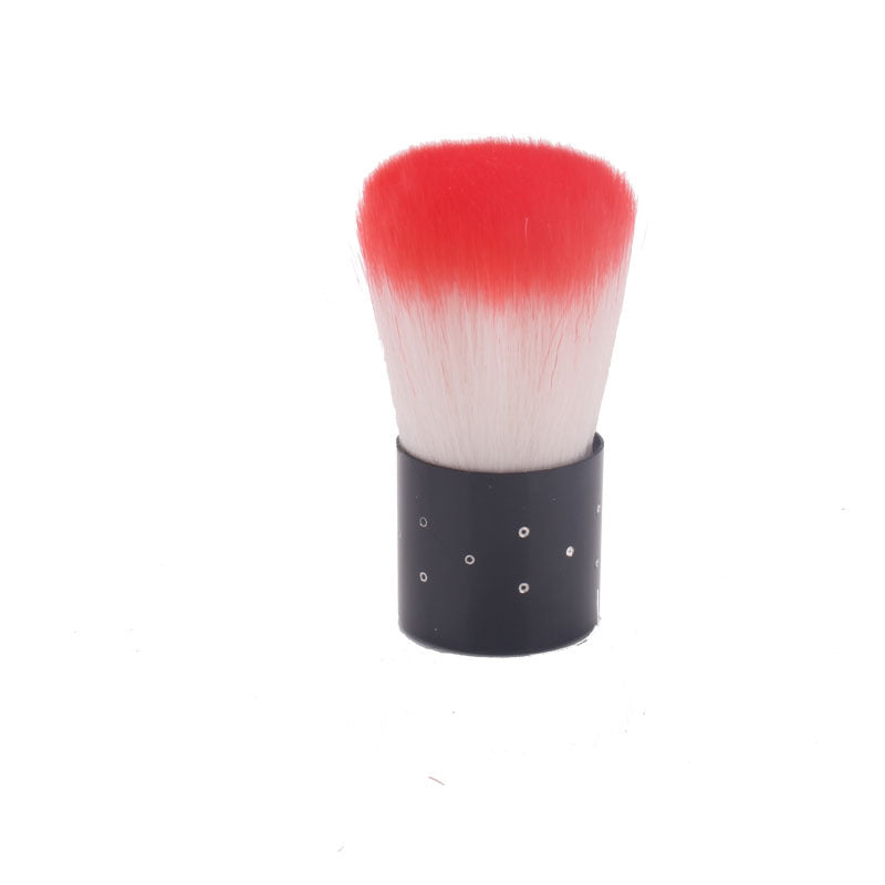 NBR047 Nail powder brush with drill soft hair cleaning brush beauty powder blusher brush wholesale