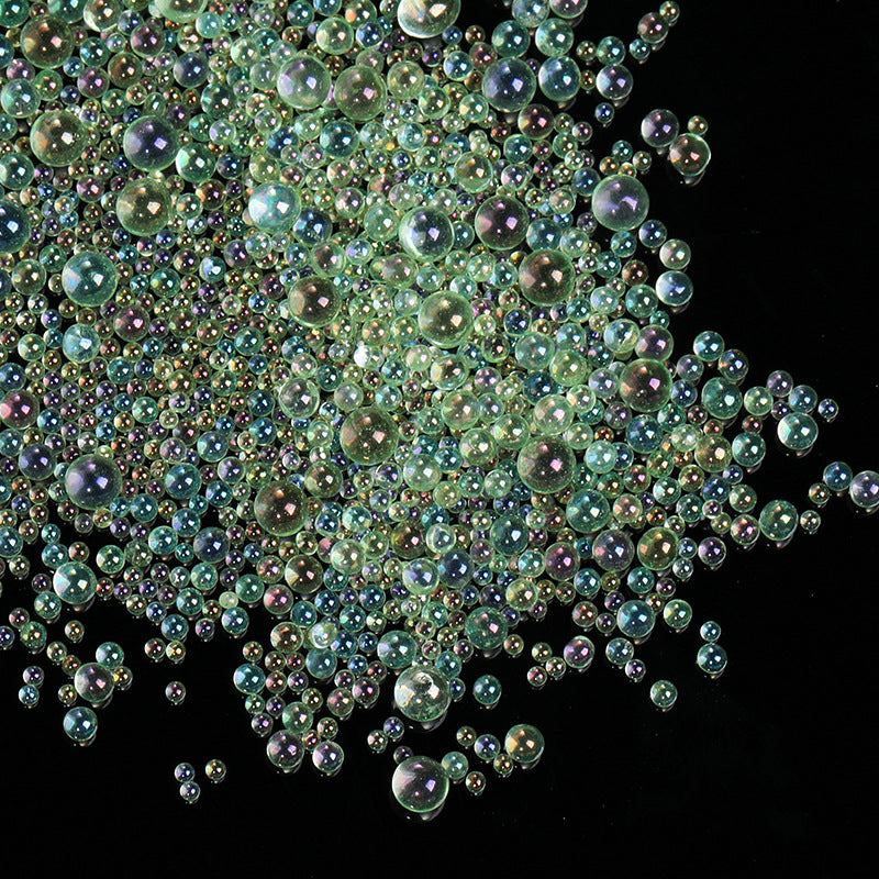 NRS030 New Symphony bead glass 6 grid 12 grid manicure blister bubble beads DIY crystal nail art