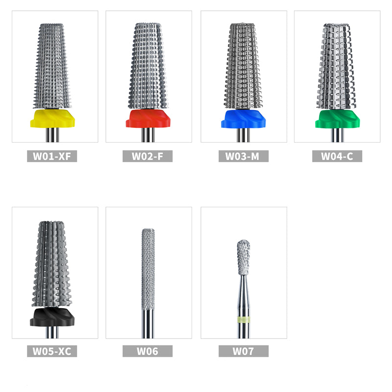 NDB041 Tungsten Carbide Nail Drill Bit Cutter For Quickly Remove Nail Gel Exfoliating Electric Manicure Machine Drill Bits