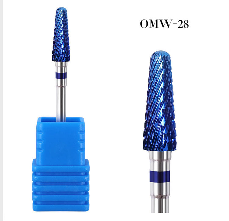 NDB033 Rainbow Carbide Nail Drill Bit Electric Nail Mills Cutter for Manicure Machine Nail Files Accessories tools