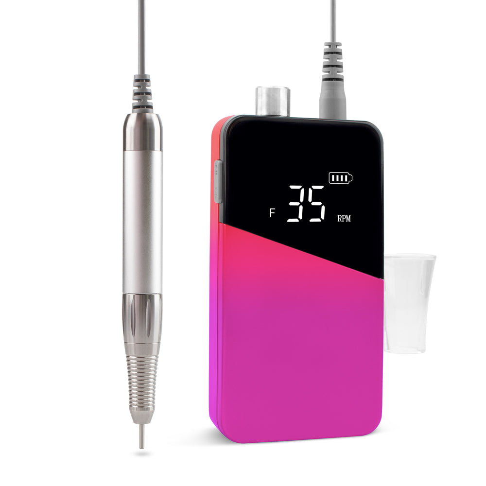 FNDM020 35000 RPM Professional Gradient Blue Brushless Portable Cordless Rechargeable Forward Reverse Nail Drill Machine