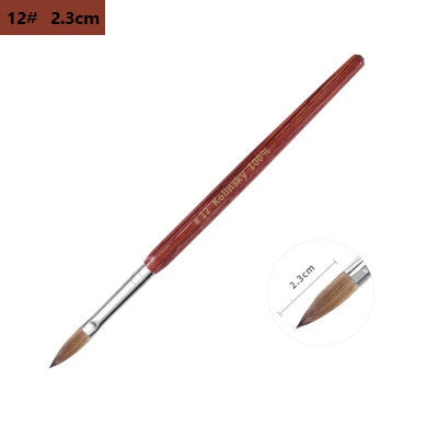 NBR022 ForLife Nair art 100% pure Kolinsky hair brush Nail Tools Nail Pen Crystal Pen Mink Hair Brush Drawing Carving Pen
