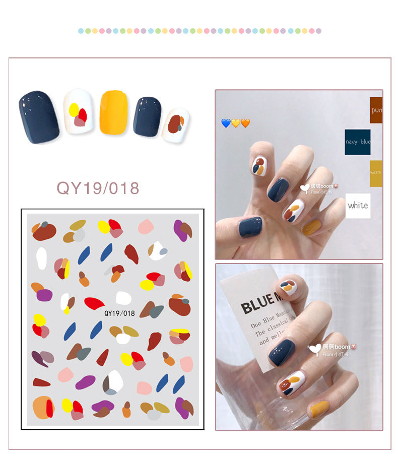 NS5D033  ForLife new Cartoon Nail Art Decals 2D Manicure Applique Nail Stickers for Nail Decoration