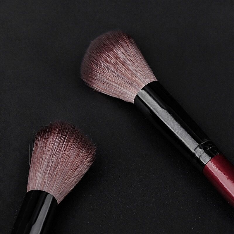NBR010 ForLife 1 Pcs Wooden Handle Soft Fluffy Dust Cleaning Nail Brushes Dipping Powder Glitter Sequins Remover Manicure Tools