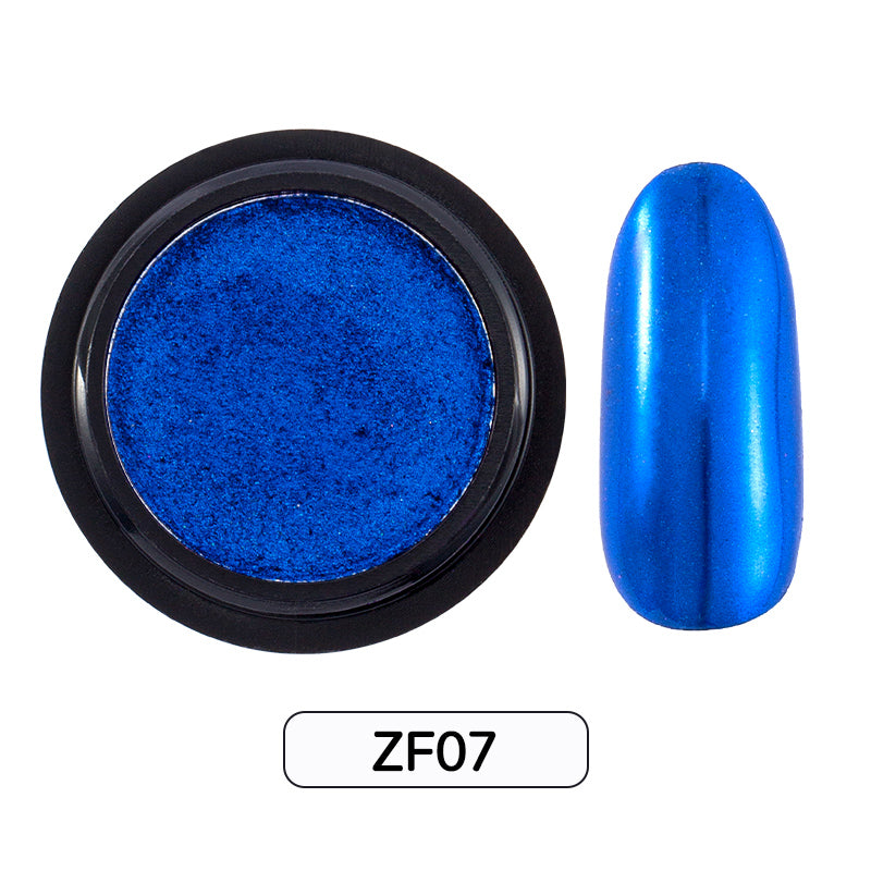 FNP090  20 color solid titanium gold powder magic mirror titanium powder Flour Super Optical Metal Solid Color Plating nail Powder