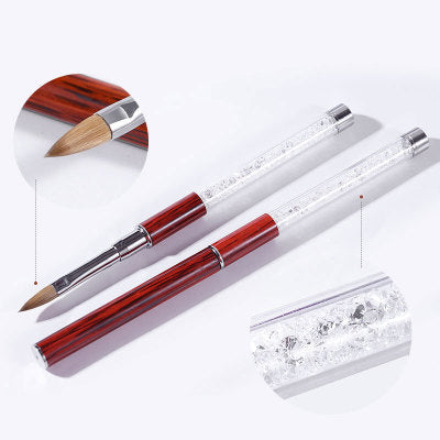 NBR022 ForLife Nair art 100% pure Kolinsky hair brush Nail Tools Nail Pen Crystal Pen Mink Hair Brush Drawing Carving Pen
