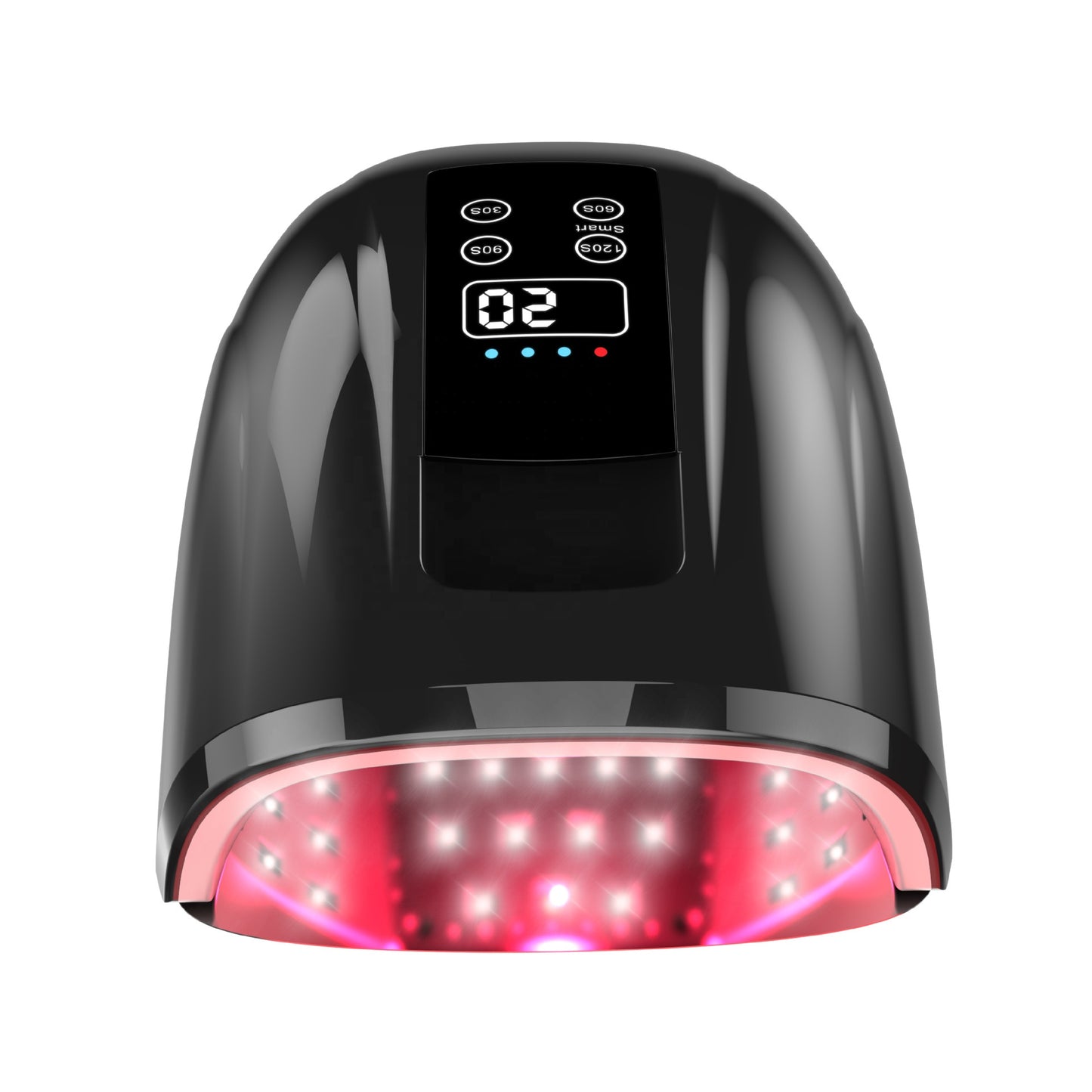 FNL008 New Arrival 90W Wireless Dual Light Rechargeable Cordless Smart Light Therapy Nail Lamp Uv Led Gel Dryer for Salon Manicure