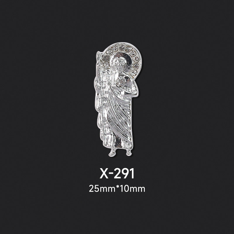 NZJ048 Beauty top St.Jude Nail Art Alloy rhinestone Jewelry charms