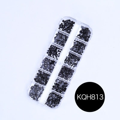 NRS021 ForLife Mixed nail art decals diamond jewelry crystal nails art rhinestone designs 3d shinny nail decorations