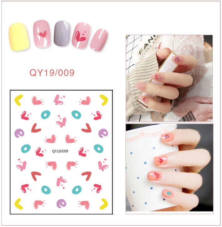 NS5D033  ForLife new Cartoon Nail Art Decals 2D Manicure Applique Nail Stickers for Nail Decoration