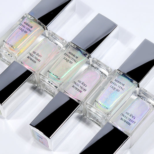 FNP010 New series square tube MBJ wholesale magic mirror liquid powder used for nail decoration