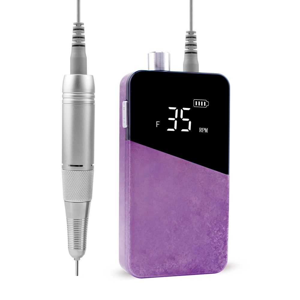 FNDM047 New nail products 35000 Ice flower rechargeable drill nails professional electric nail drill with customized private logo