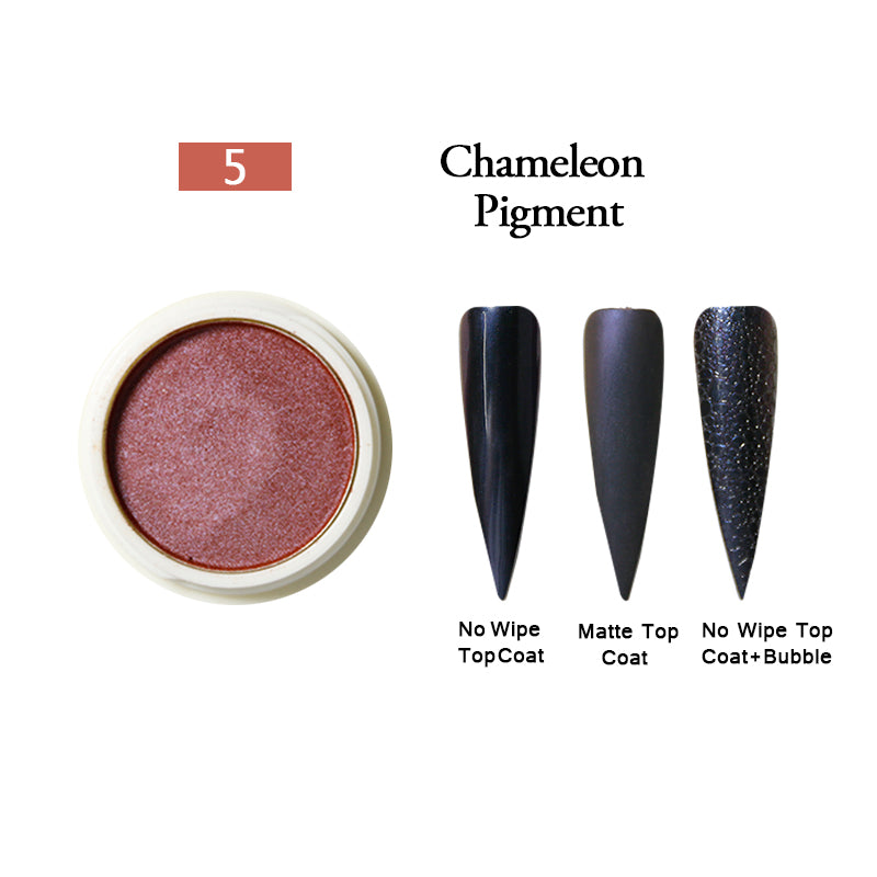 FNP089 nail chrome powder light color chameleon gold metal mirror nail powder Dust Glitters chrome pigments for nails