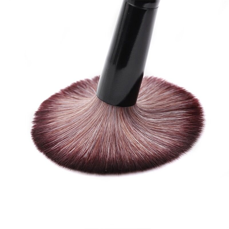 NBR010 ForLife 1 Pcs Wooden Handle Soft Fluffy Dust Cleaning Nail Brushes Dipping Powder Glitter Sequins Remover Manicure Tools