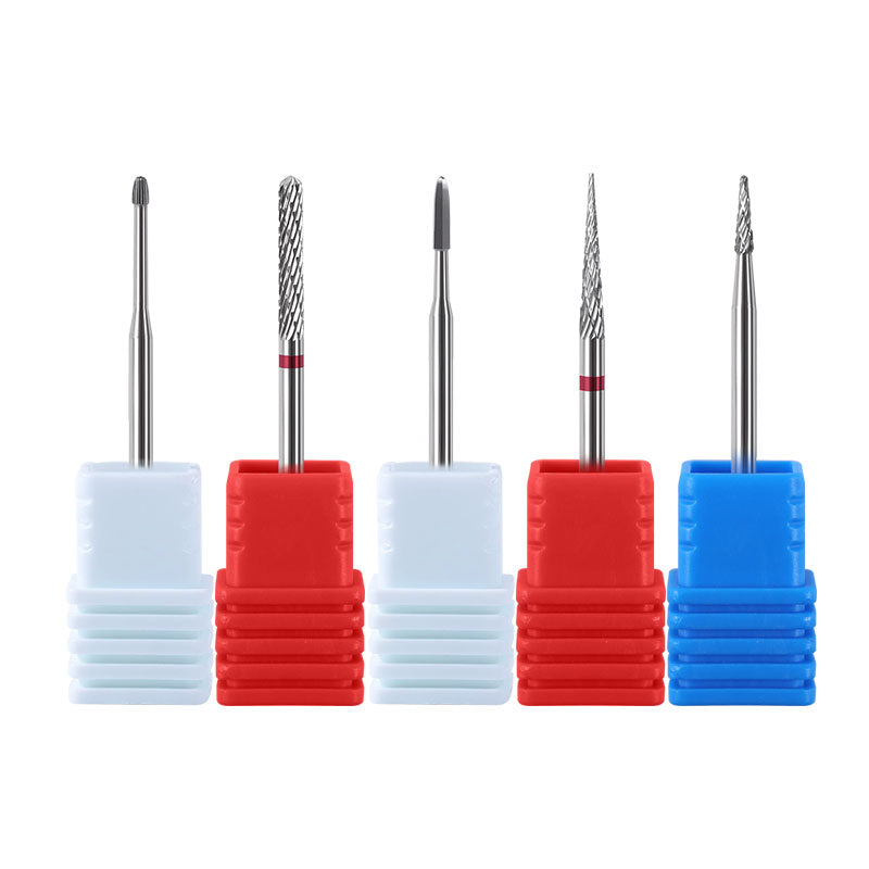 NDB036 Diamond Tungsten Nail Drill Bit Rotate Burr Milling Cutter Bits For Manicure Electric Nail Drill Accessories