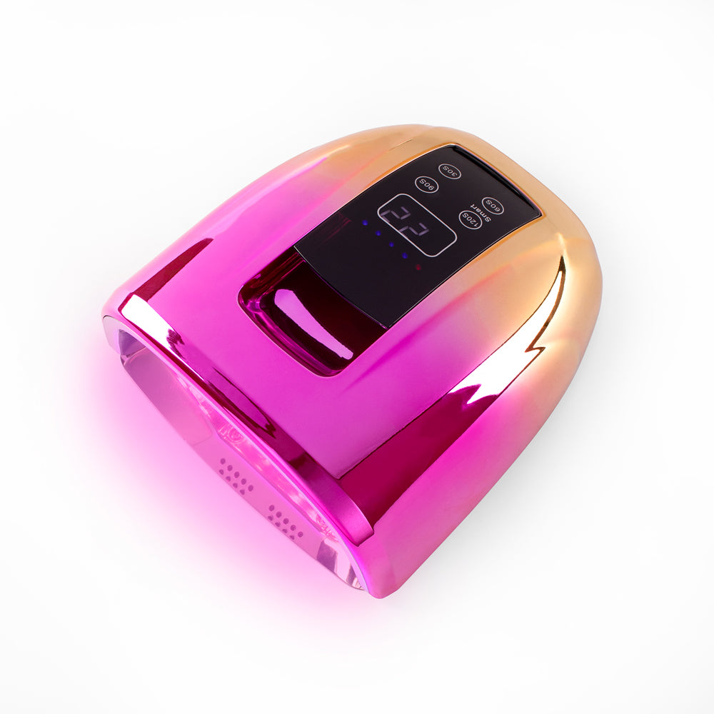 RNL008 2022 New Arrival Nail Dyer Lamp Rechargeable Silver Color Pro Cure Cordless 90w LED UV Lamp