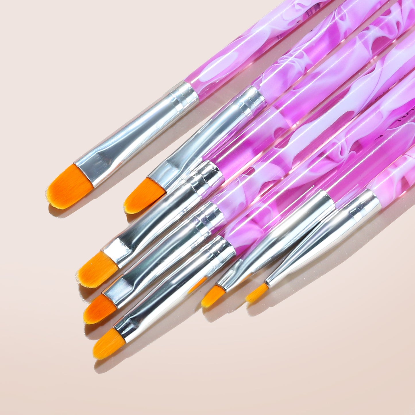 NBR037  New 23 pcs/set Sequin Handle Nail Art Brush Dotting Pen Painting Line brush nail art Design Manicure Accessory Tools