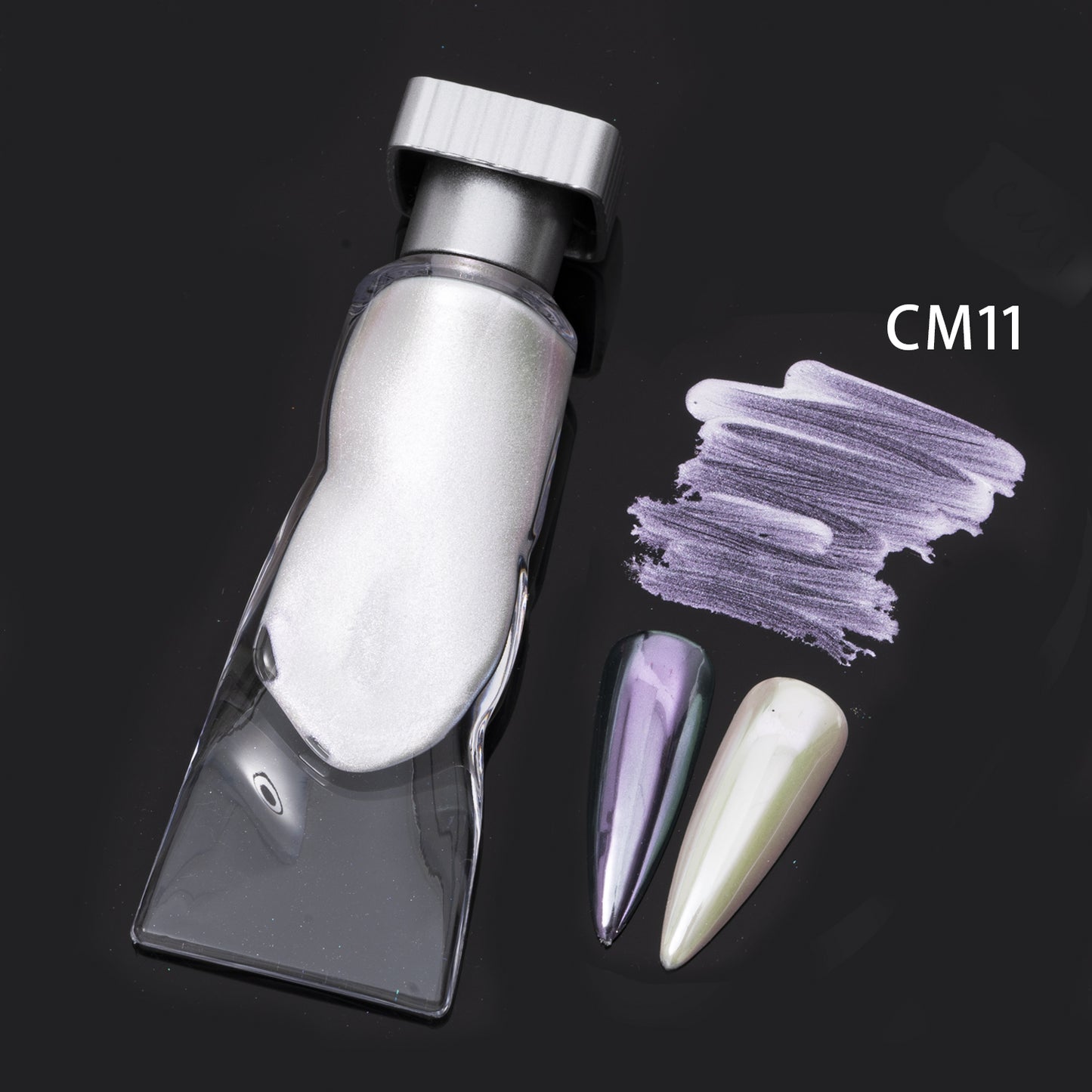 FNP018 6 color liquid Aurora laser nail mirror powder used for nail art pigment