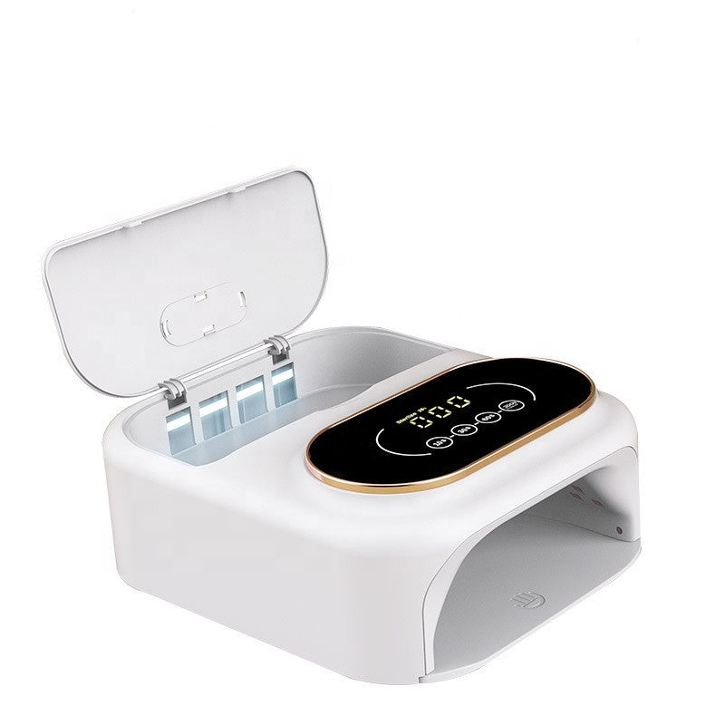 FNL004 New 148W 2-in-1 High Efficiency Sterilization Manicure Phototherapy Machine Nail Dryer UV Gel curing Sterilized Nail Lamp