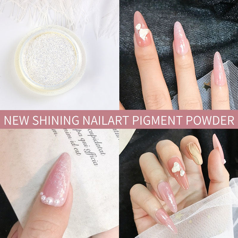 FNP003 New shining high quality fashion nailart pigment powder many colors available for nail art decoration