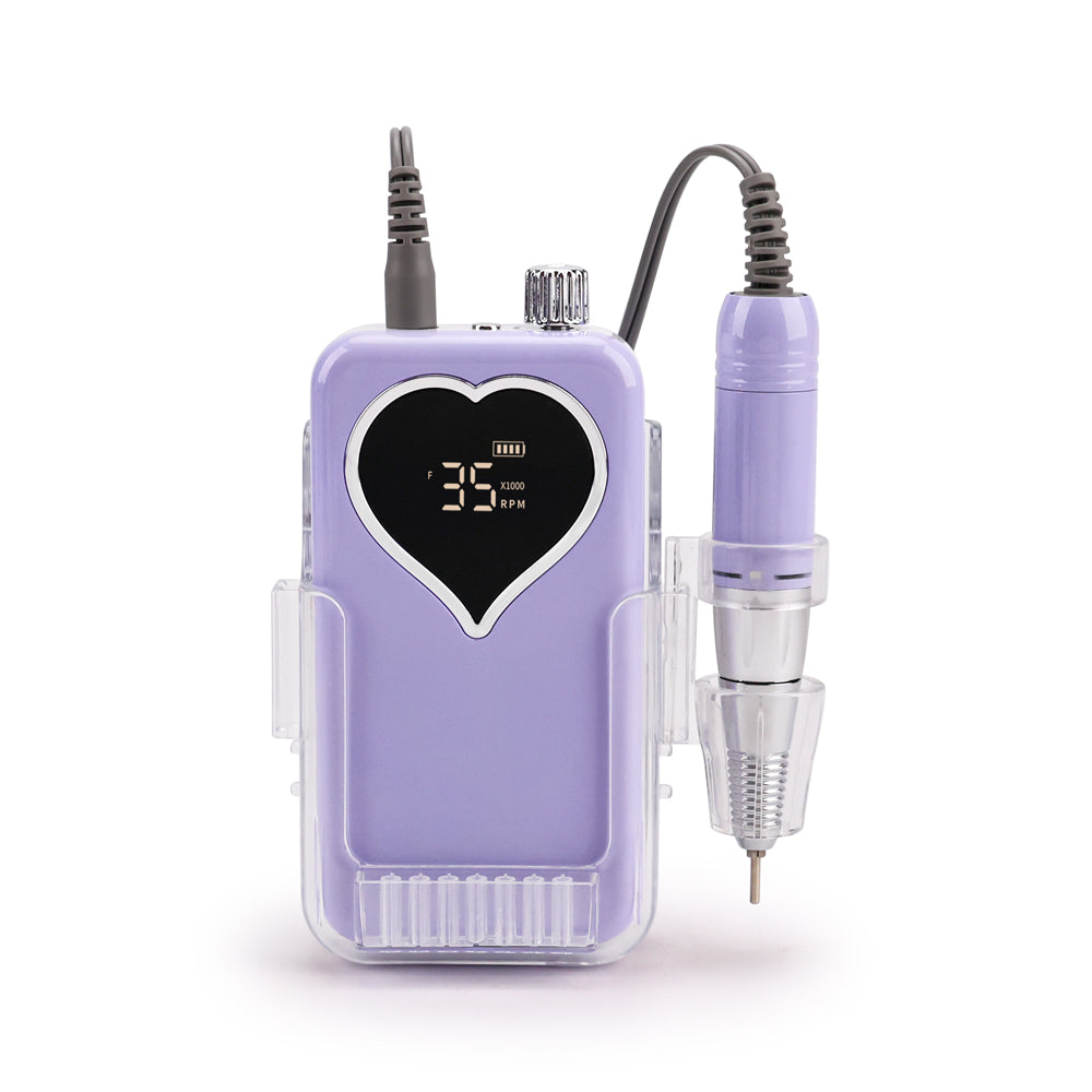 FNDM003  New gradient gold 45W Nail drill desktop 35000RPM Cordless Rechargeable nail drill electric Efile machine