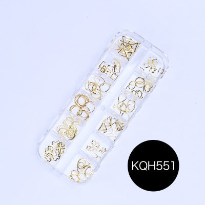 NRS021 ForLife Mixed nail art decals diamond jewelry crystal nails art rhinestone designs 3d shinny nail decorations