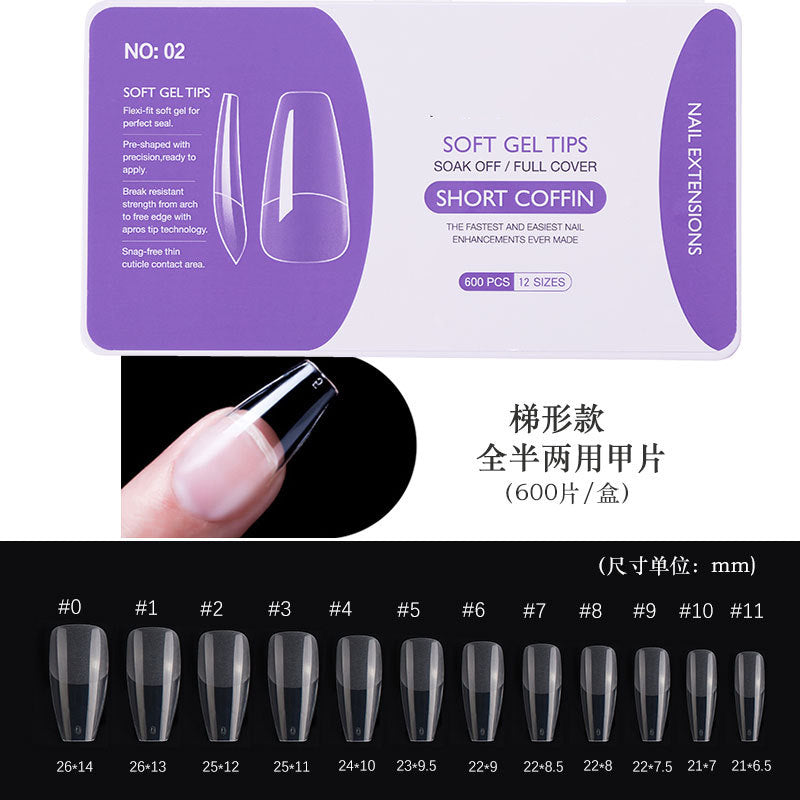 FTMA014 Hot Selling Soft Gel Nail Tips in Stock, OEM&ODM accepted