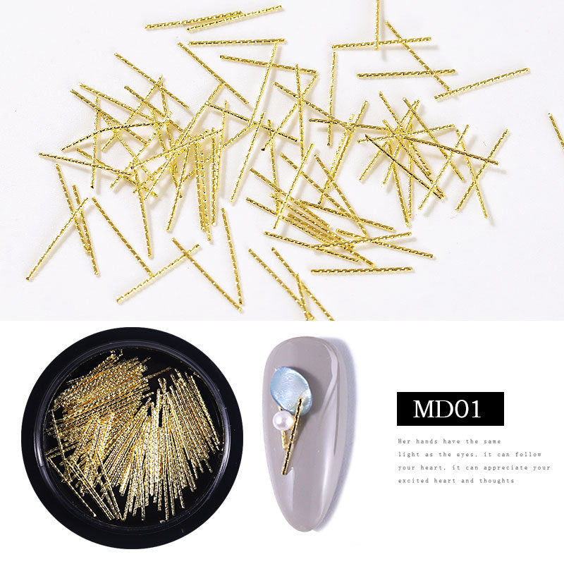 FDMC013 Nail Art Jewelry, Star and Moon Rivet Mix, Metal Mix Box Set, Nail Sequin Jewelry Wholesale