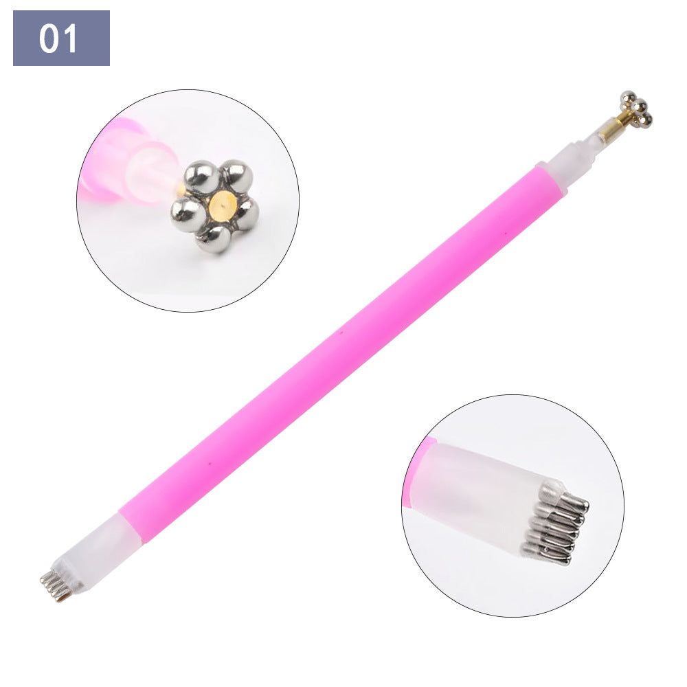 FGMA007 Nail Art Tools, New Cat's Eye Magnet Nail Polish Glue, Fancy Multi-function,  Cat's Eye Magnet Pen