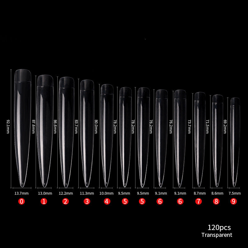 FTMC010 120pcs new arrival nail tips, extral long