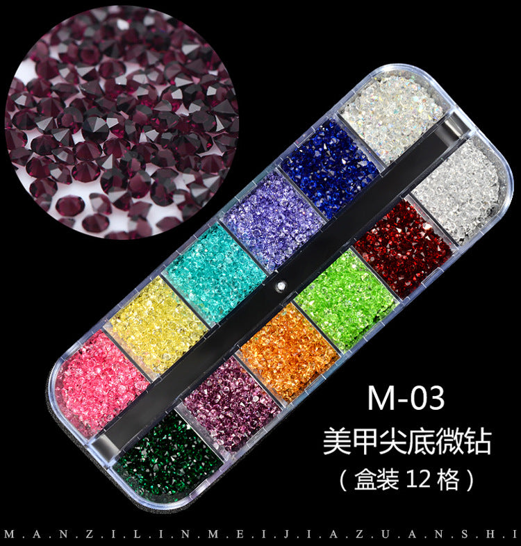FDMC009 Hot Nail Sequins, Nail Gold and Silver Glitter, Heart Butterfly Patch Set