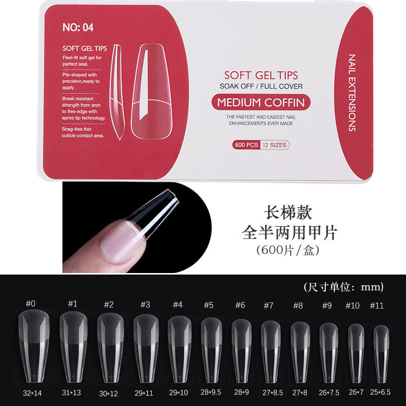 FTMA014 Hot Selling Soft Gel Nail Tips in Stock, OEM&ODM accepted