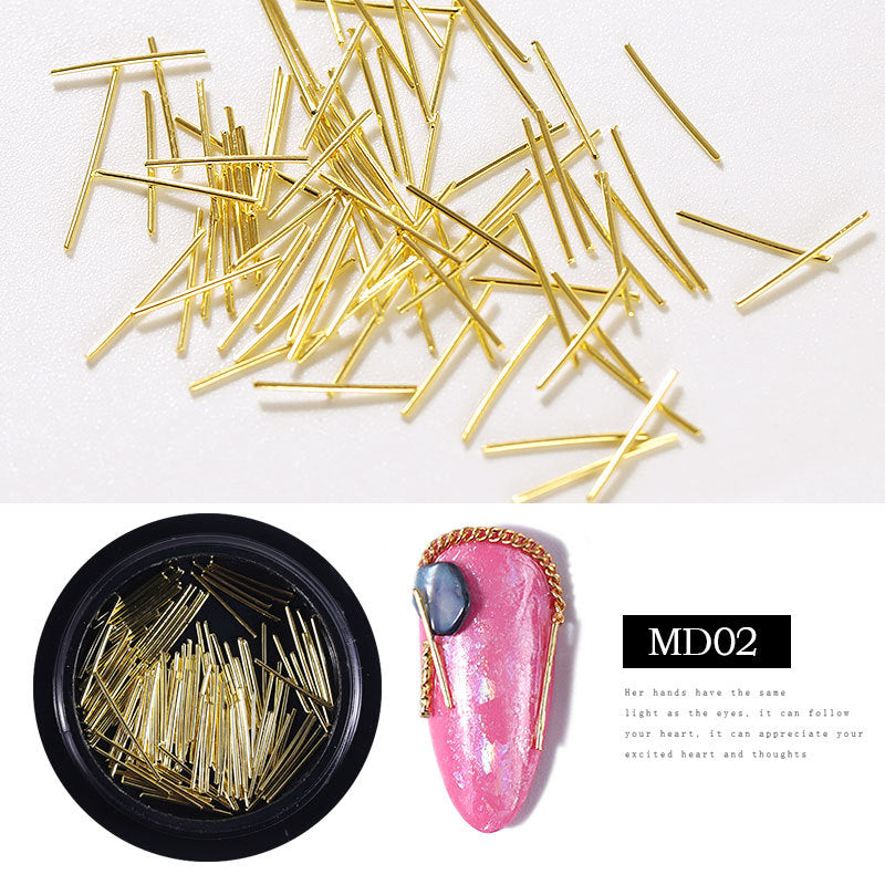 FDMC013 Nail Art Jewelry, Star and Moon Rivet Mix, Metal Mix Box Set, Nail Sequin Jewelry Wholesale